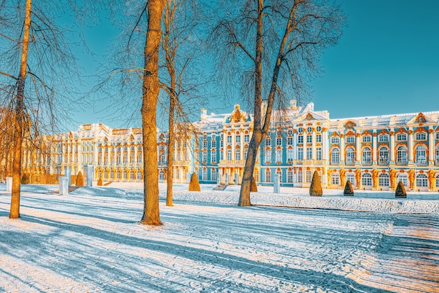 Ekaterininsky-Palast, Zarskoje Selo (Puschkin) Vorort von Sankt Petersburg. Russland.