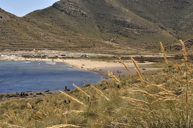 El Palyazo de Rodalquilar, Strand, Cabo de Gata Nijar, Naturpark, Provinz Almeria, Anda