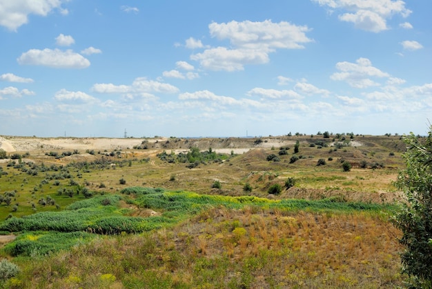 Elaboración industrial de la formación de arena