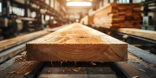 La elaboración de madera de roble de primera calidad en un molino de madera para mostrar granos de madera exquisitos