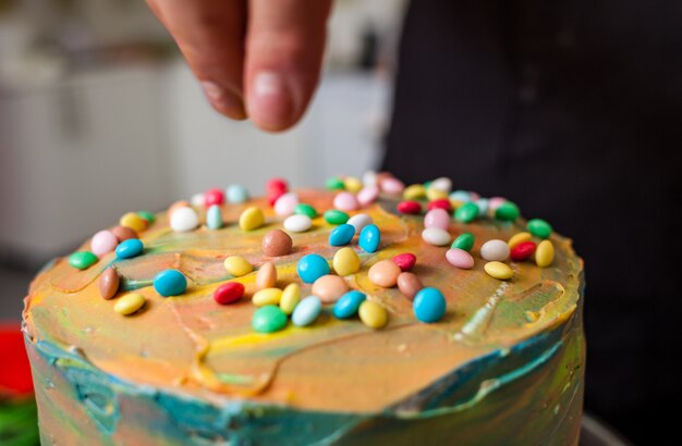 Elaboración de pasteles y pasteles de carnaval.