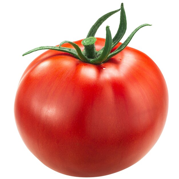 Elberta Pfirsich Erbstück Tomate isoliert