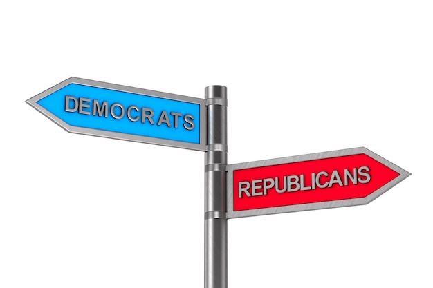 Elección entre republicanos y demócratas