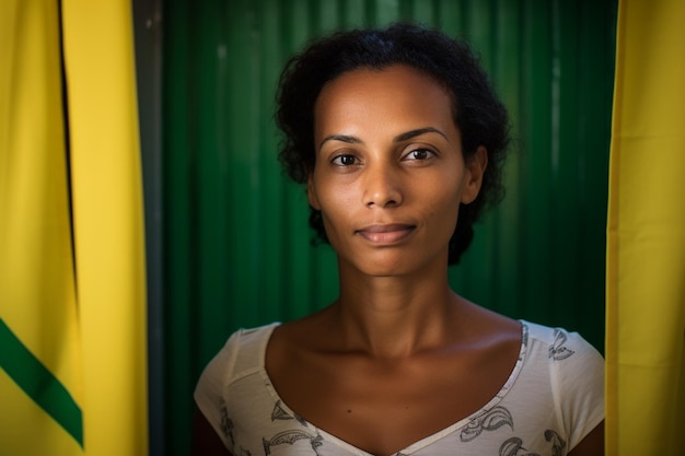 Electora brasileira en uma secao el voto electoral