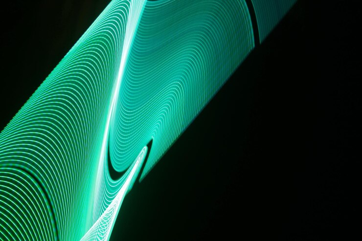 Foto los electrones en la fuente de luz ganan energía para la aceleración de transición