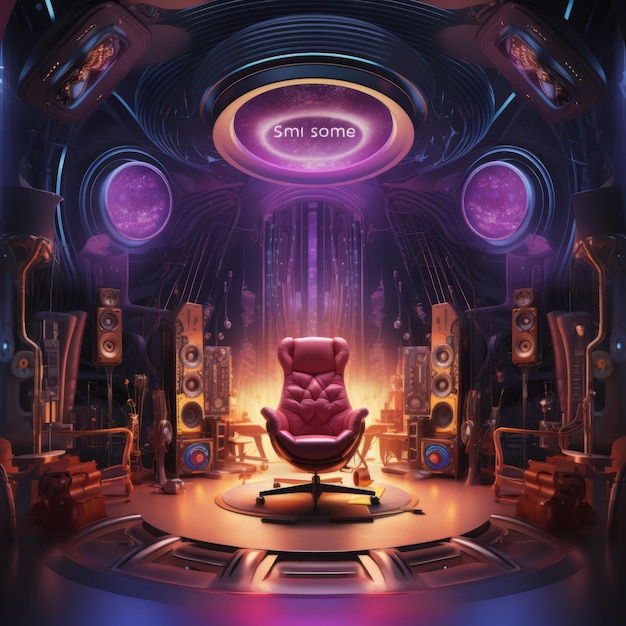 ElectroSound Kingdom Reinventando la experiencia musical con luces LED vibrantes Majestic Throne and Son