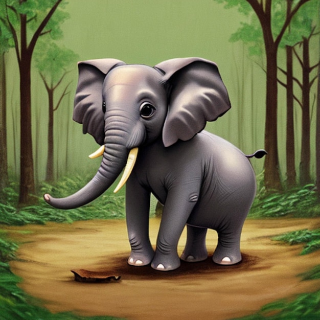 Elefant im Wald