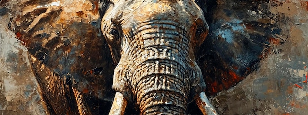 Foto elefante indiano na natureza foco seletivo