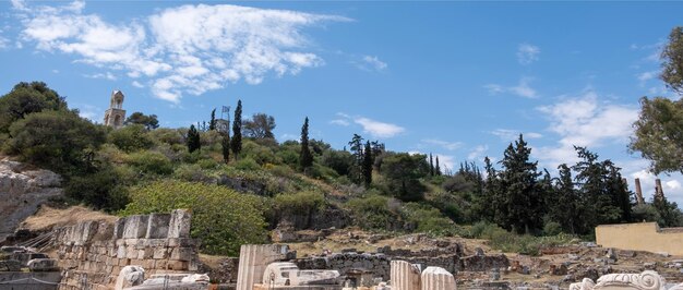 Elefsina Panagia Mesosporitissa antigua capilla ortodoxa sobre el sitio arqueológico de Ática Grecia