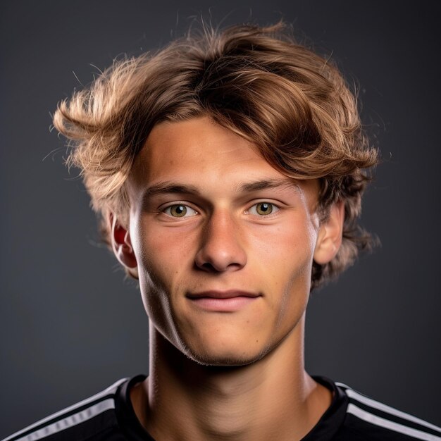 Elegança do futebol brasileiro Retratos de futebol impressionantes e headshots elegantes de jogadores e fãs