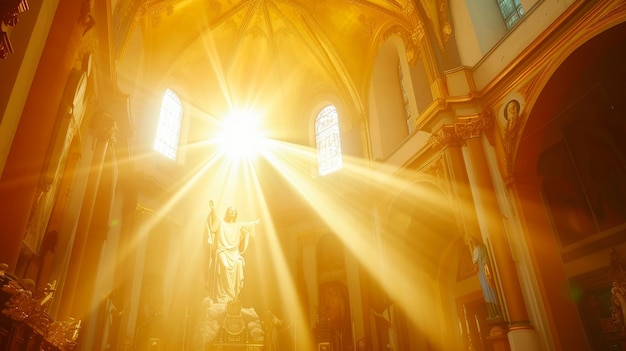 Elegança mística A santidade de um santuário católico