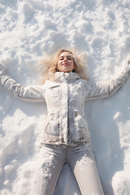 Elegancia acogedora en el traje de invierno de nieve para mujeres