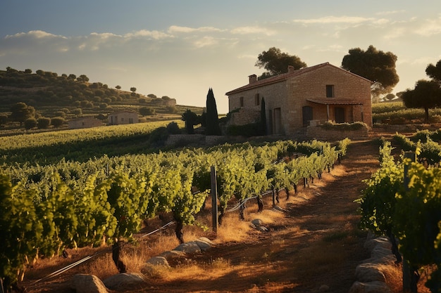 La elegancia atemporal de los viñedos de Provenza en el corazón de la Francia rural
