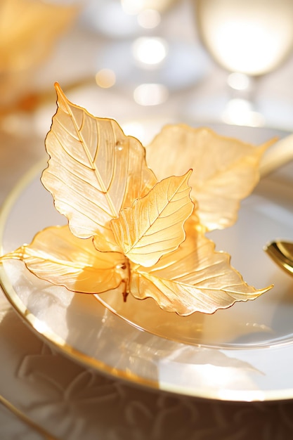 Elegancia de boda de otoño dorado