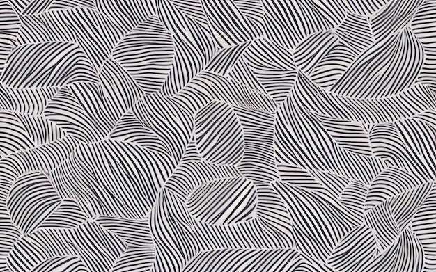 Elegância em Linhas Desenhadas à Mão Contemporânea Abstrata Zebra Listrada Estampa Uma Temp Moderna e Elegante