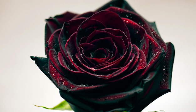 Elegancia enigmática Foto gratuita de una rosa negra Abraza la belleza misteriosa de la flor rara de la naturaleza