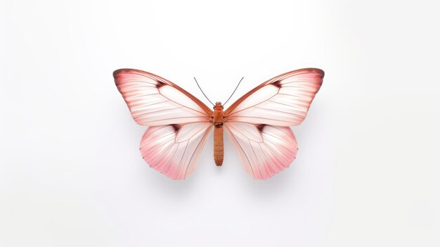 Foto la elegancia forma de la mariposa diseño de arte