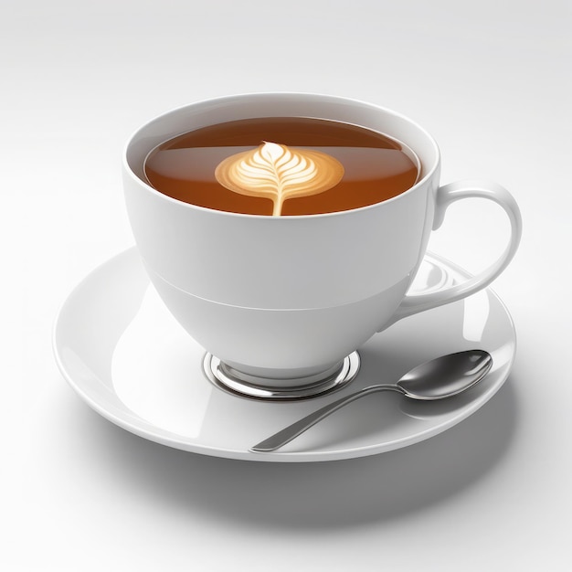 La elegancia minimalista de la taza de té