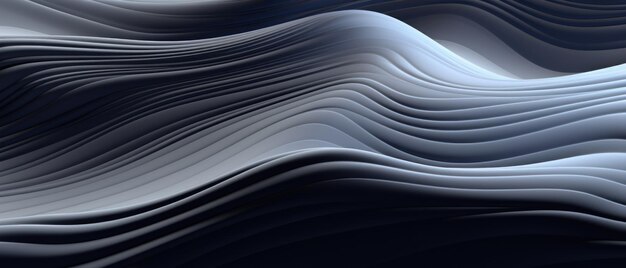 Elegant abstrakter Hintergrund mit sanften, fließenden Kurven in Schwarz- und Grau-Tönen