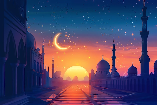 Elegant gestalteter Ramadan-Hintergrund