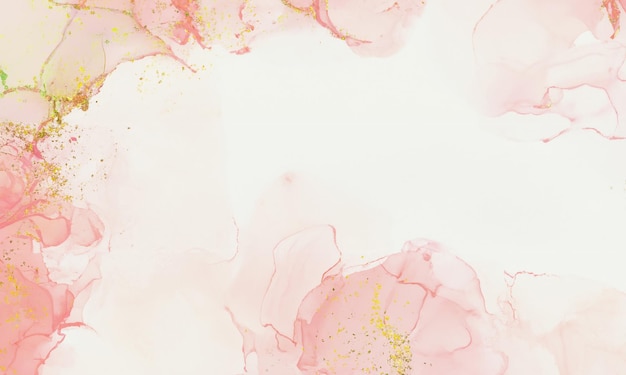 Elegant Pink und Gold Abstrakt Aquarell Hintergrund für Einladungen und Dekorationen