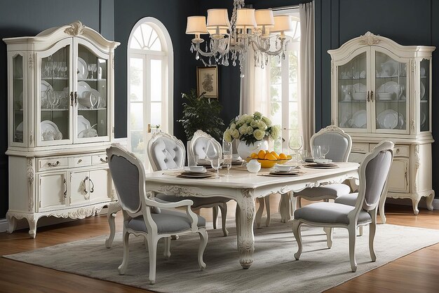 Foto elegant vintage dining sp