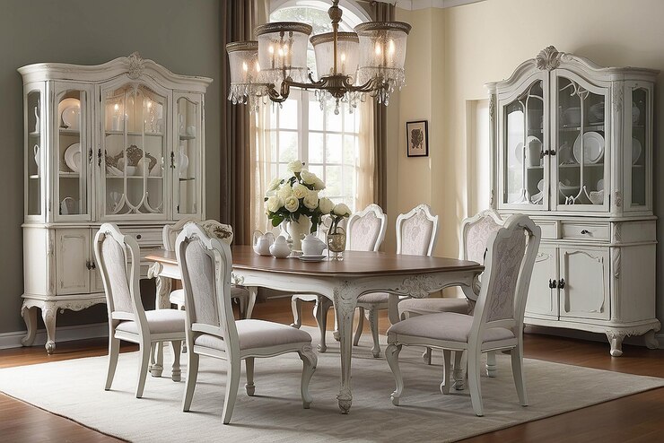 Foto elegant vintage dining sp