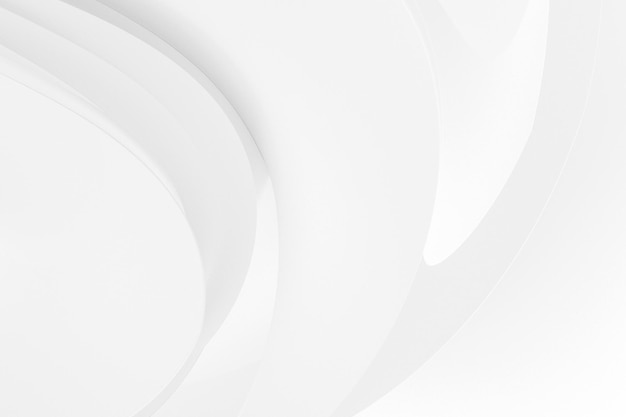 Elegant weißer kurvenförmiger Hintergrund für moderne Designs