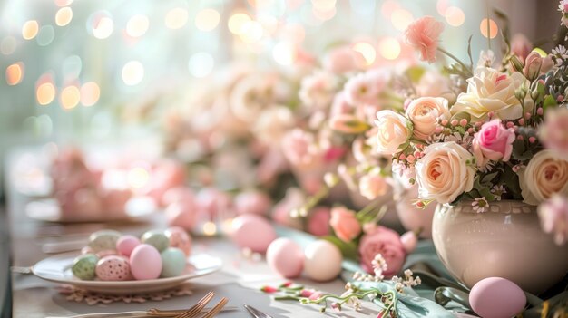 Un elegante almuerzo de Pascua, una fiesta para los sentidos