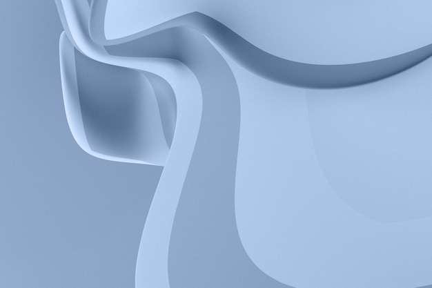 Elegante Angel Blue Curve Background para Designs Modernos