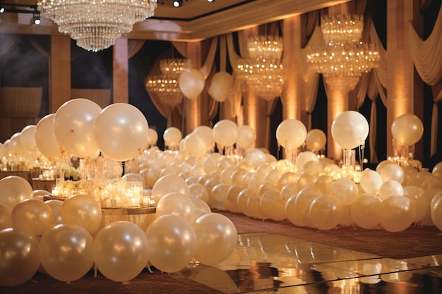 Elegante Ballonparty-Extravaganz