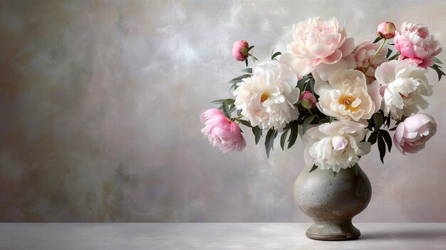 Elegante Blumenarrangement in einer Vintage-Vase