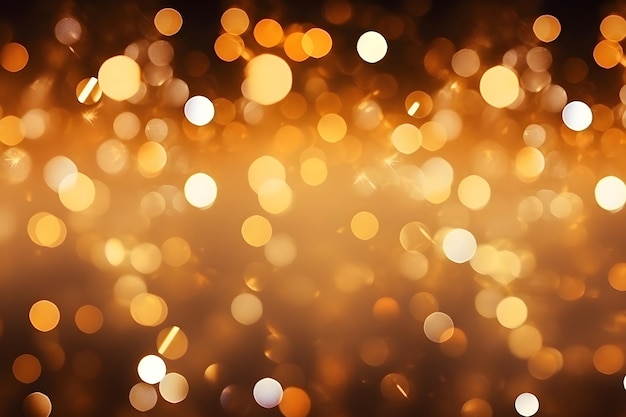 Foto el elegante bokeh dorado