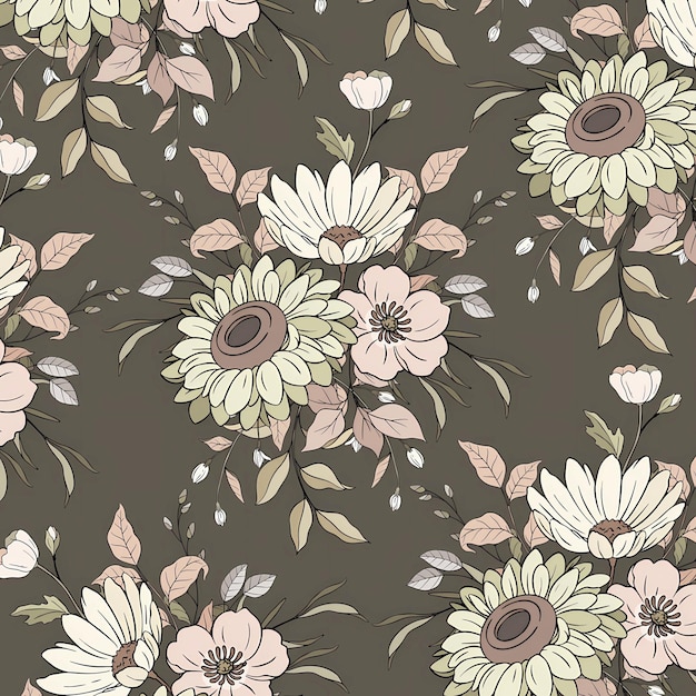 Elegante buquê floral em tons pastel suaves