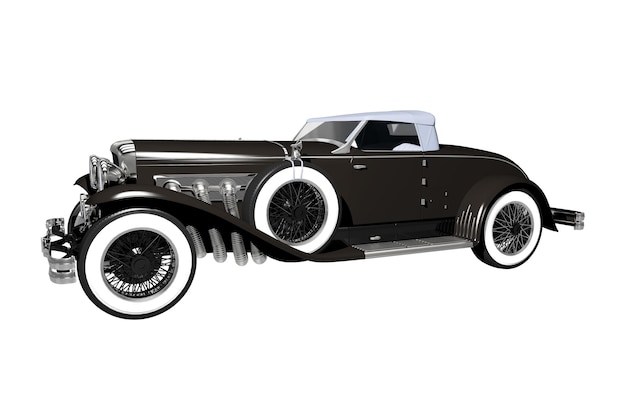 Elegante coche clásico de lujo