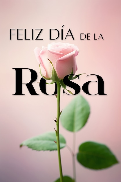 Elegante collage del día de la rosa