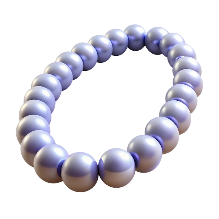 Foto elegante collar de perlas joyas para niñas diseño de ilustración de moda