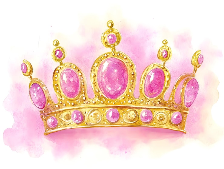 Foto elegante coroa de ouro adornada com diamantes flutuando contra um fundo branco simples simbolizando o luxo e o prestígio da realeza