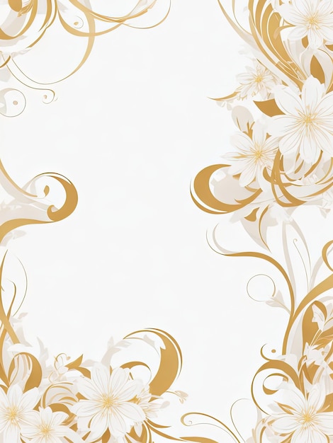 Foto elegante curvas douradas luxuoso padrão de fundo