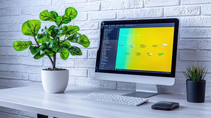 Foto un elegante diseño de tablero que ilustra la programación automatizada de las redes sociales en acción
