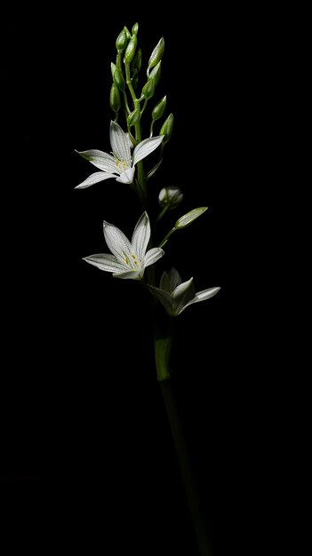 Foto elegante estrella de la flor de belén