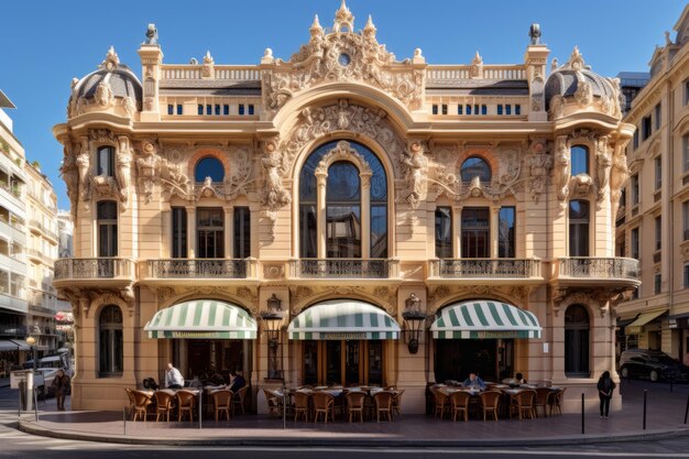 Foto elegante fachada de montecarlo mónaco capturado el 20 de abril de 2016 ornate belleza de 02009 01