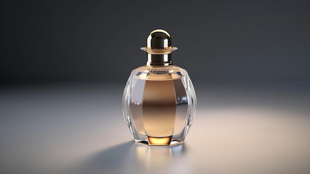 Elegante Flasche Parfüm Mock Up Minimal Style Maskulines Parfüm