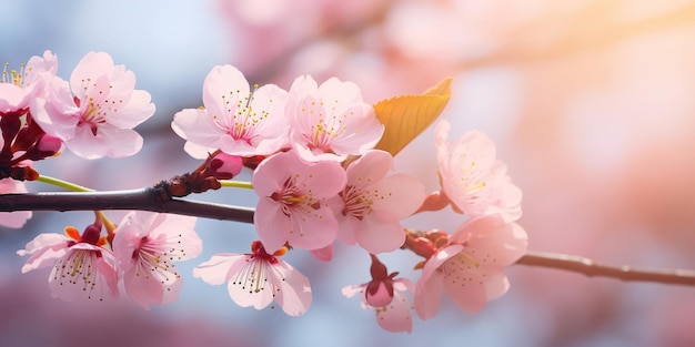 Elegante flor de Sakura en una foto impactante