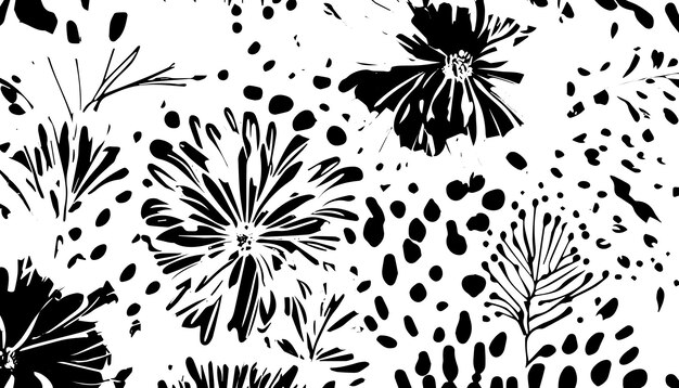 elegante floral abstracto patrones orgánicos sin costuras