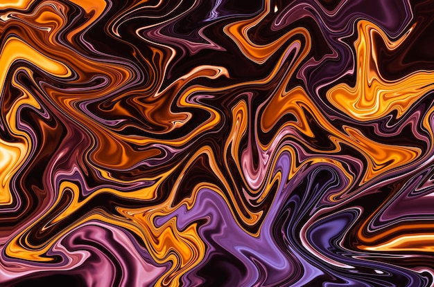 Elegante fondo abstracto moderno con ondas de tinta de mármol 3d realistas