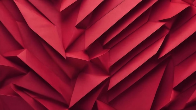 Elegante fondo abstracto de papel origami rojo marrón