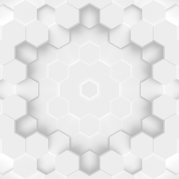 Elegante fondo blanco con elementos geométricos formas abstractas de triángulo hexagonal Patrón para diseño de sitio web maqueta preparada