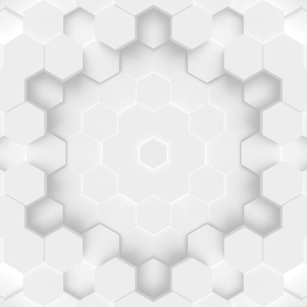 Elegante fondo blanco con elementos geométricos formas abstractas de triángulo hexagonal Patrón para diseño de sitio web maqueta preparada