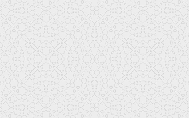 Elegante fondo blanco con elementos geométricos formas abstractas de triángulo hexagonal Patrón para diseño de sitio web maqueta preparada